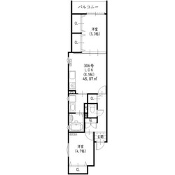 クリエオーレ中野の物件間取画像